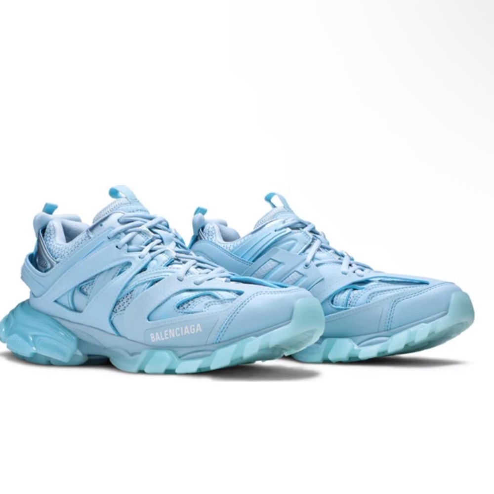 Balenciaga Track Sneaker 'Clear Sole - Light Blue' - Picture 2 of 4
